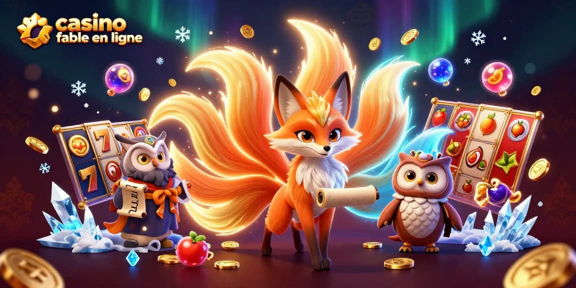 Explorez un casino fiable en ligne avec des personnages animés, des pièces d'or et des symboles gagnants.