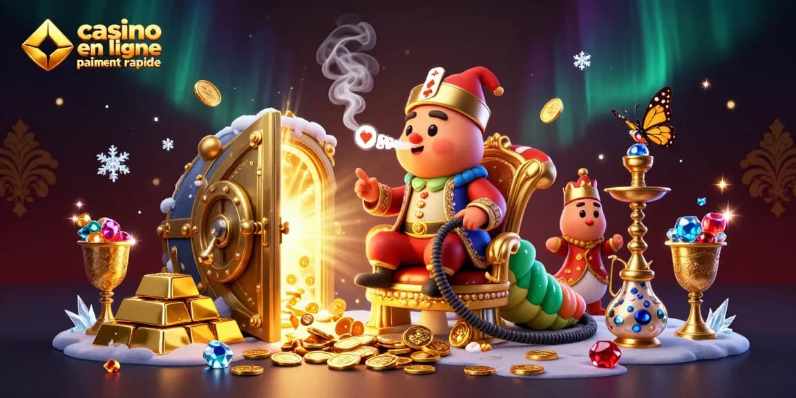 Le casino en ligne paiement rapide propose des transactions rapides avec un maître-chicha en scène, illuminant le jeu.