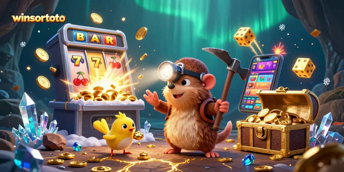 Menang besar dengan winsortoto di mesin slot yang penuh dengan koin dan kejutan