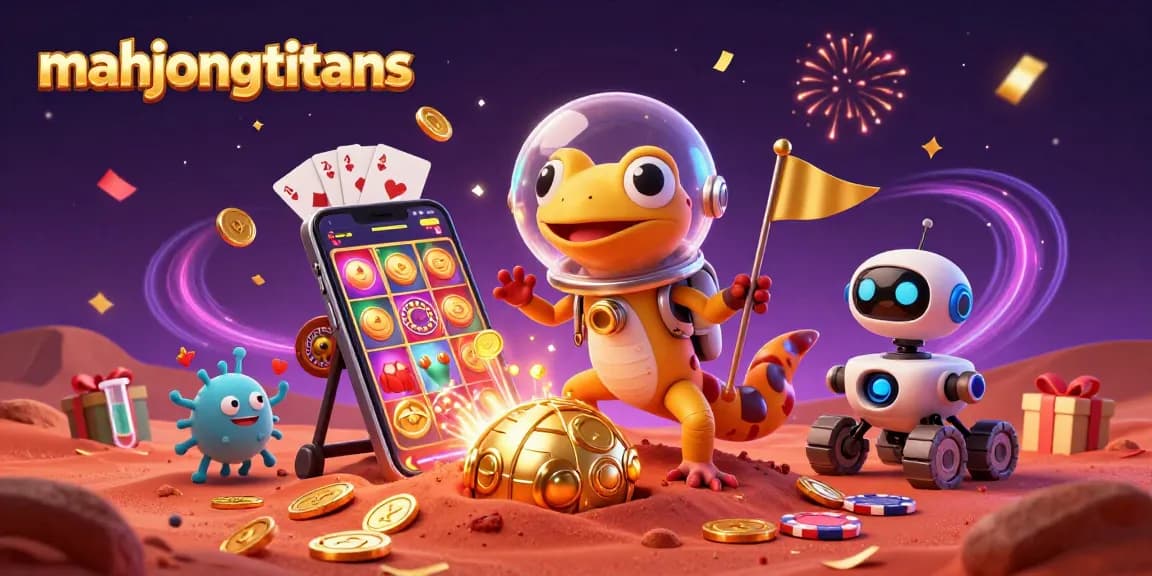 Experience the thrill of mahjongtitans in an exciting alien casino adventure with vibrant game elements.