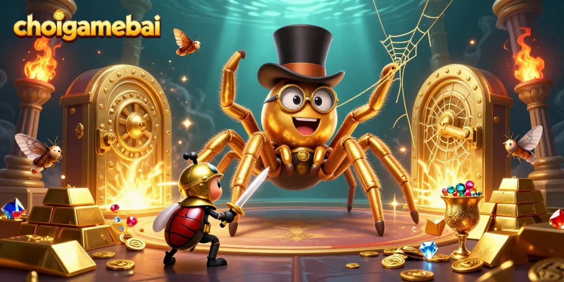 Join the game at choigamebai, where brave beetle knights and golden treasures create an epic casino adventure.