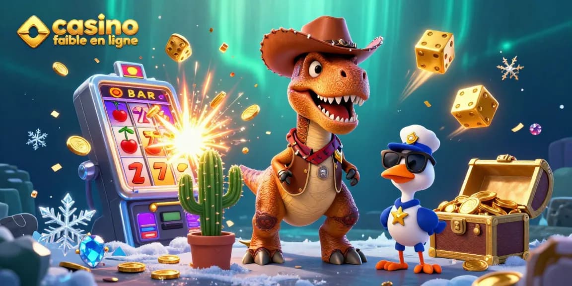 Gagnez gros dans un casino fiable en ligne avec notre illustration animée captivante.
