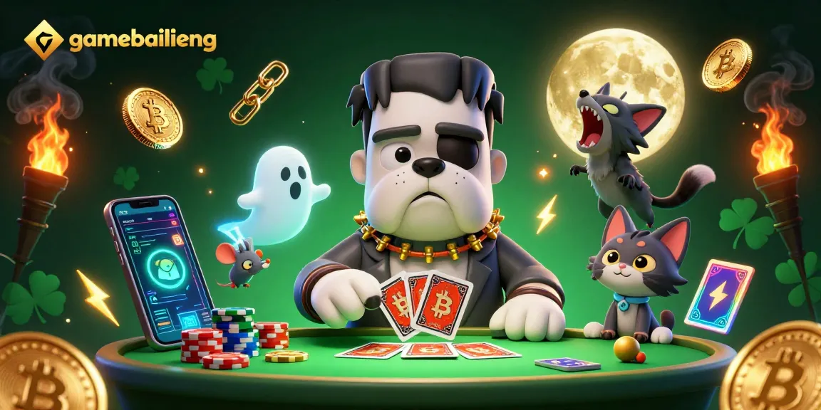 Engage in thrilling 13 Cards strategy gameplay with gamebailieng's unique characters in a vibrant setting.