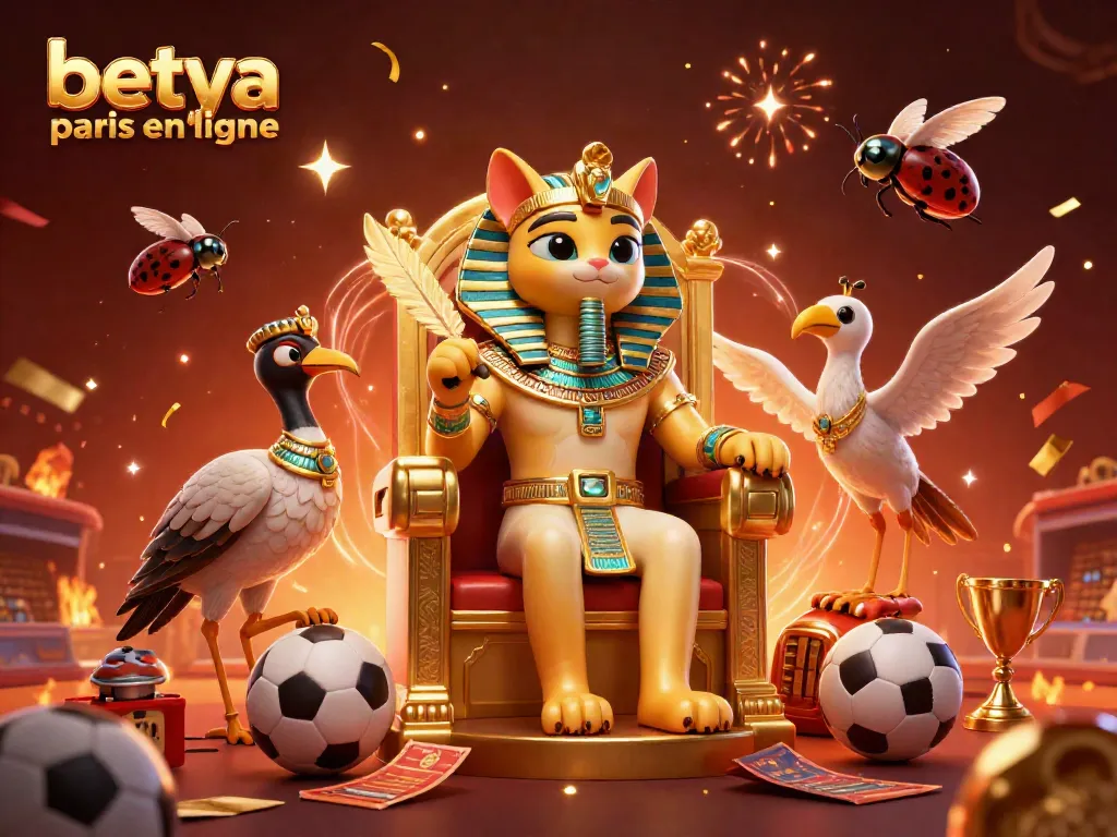 Engage with betya paris en ligne through this vibrant and dynamic digital casino scene featuring sports betting elements.