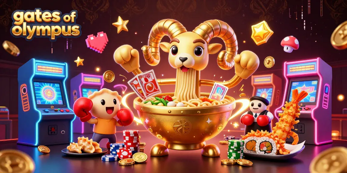 Experience the thrilling action of Gates of Olympus in a vibrant 3D casino scene with dynamic characters and game elements.