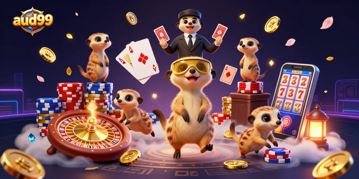 Experience the excitement of aud99 as meerkats run a vibrant casino operation with dynamic game elements.