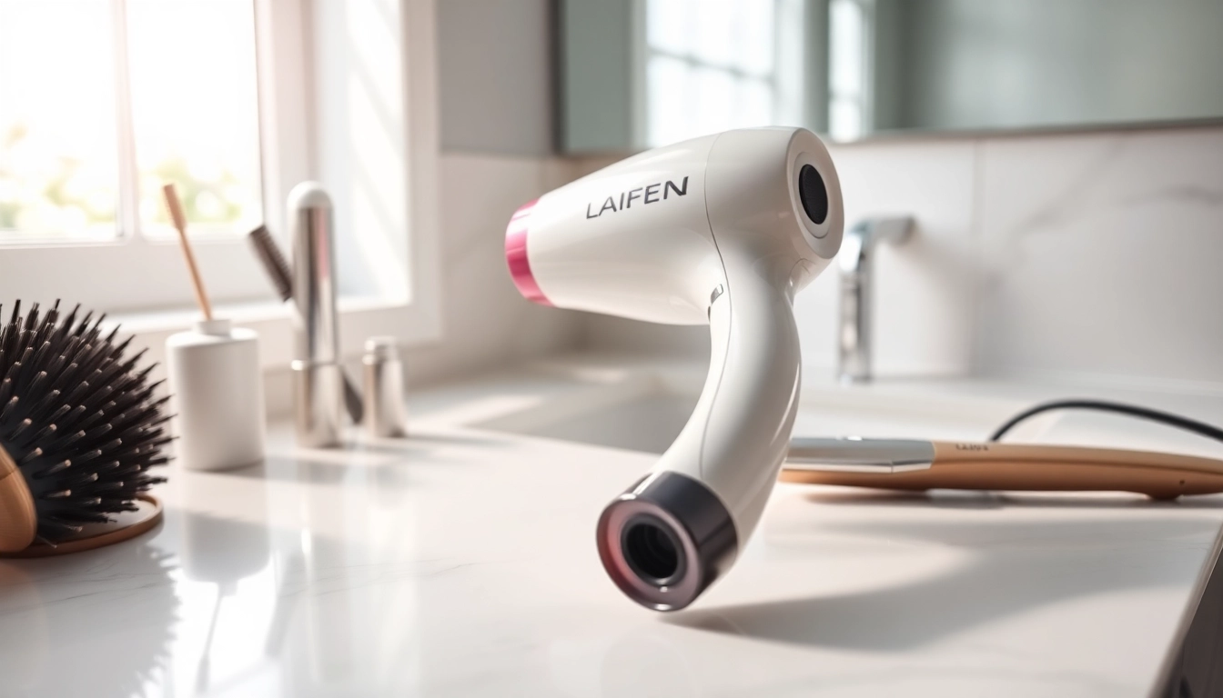 Experience the power of the Laifen blow dryer with its sleek design and advanced features.