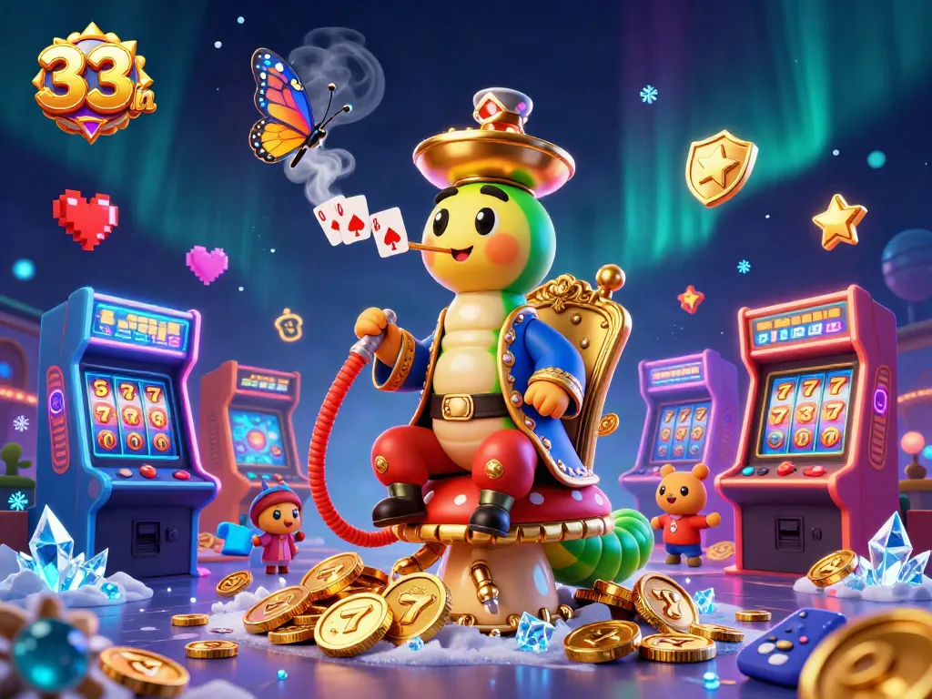 Engage with 33win’s vibrant casino atmosphere featuring a hookah-master and dynamic gaming elements.