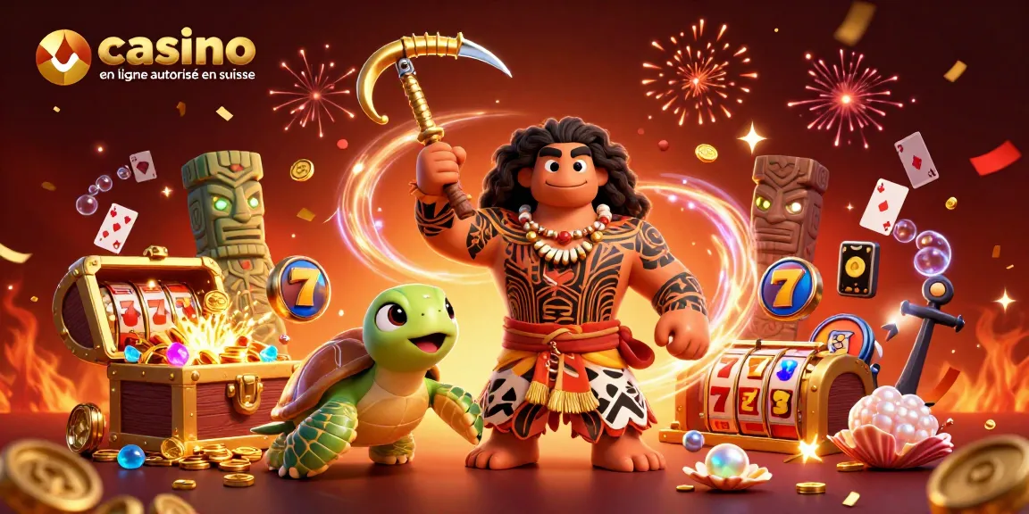 Jouez au casino en ligne autorisé en Suisse avec des personnages animés dans un univers vibrant.