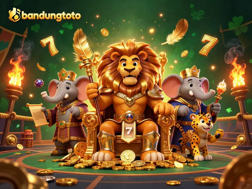Experience thrilling gameplay in bandungtoto with vibrant 3D characters and dynamic casino elements.