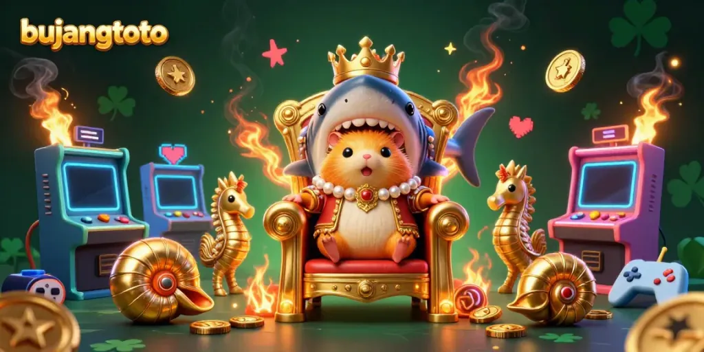 Play and win big at bujangtoto with the mighty hamster king in a vibrant, engaging casino world.