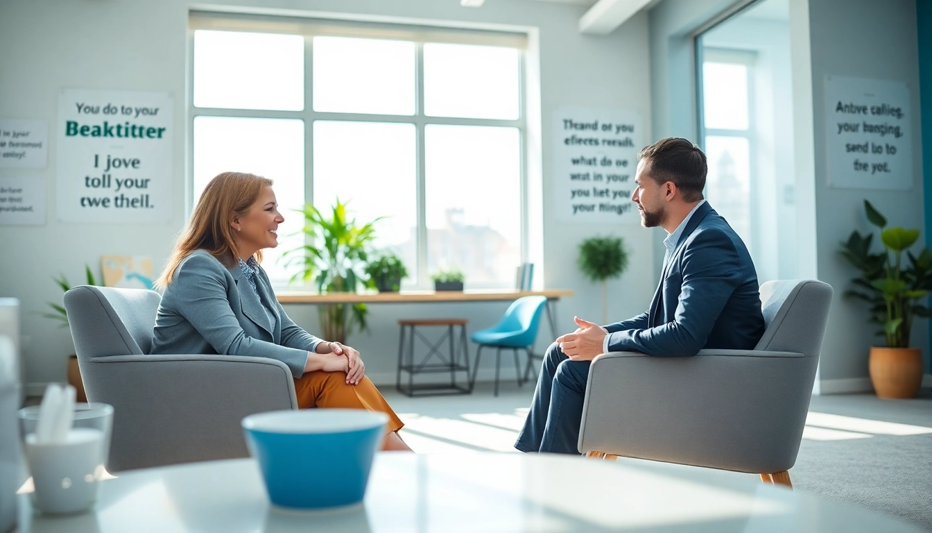 Engaging career coaching session with a professional atmosphere and motivating surroundings.